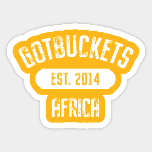 Africa Gotbuckets Sticker